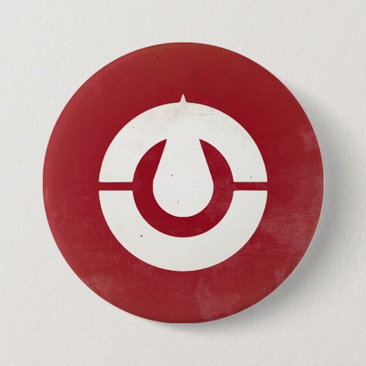 prefectuur Kochi Ronde Button 7,6 Cm (Voorkant)