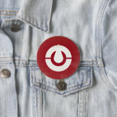 prefectuur Kochi Ronde Button 7,6 Cm (In situ)