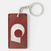 prefectuur Kumamoto Sleutelhanger (achterkant)