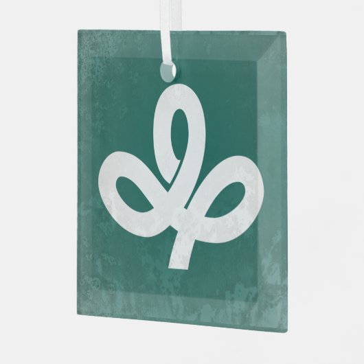 prefectuur Miyagi Glas Ornament (Voorkant links)