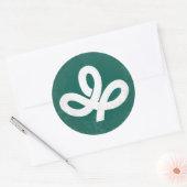 prefectuur Miyagi Ronde Sticker (Envelop)