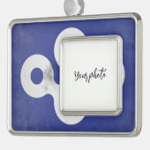 prefectuur Osaka Verzilverd Omlijst Ornament (Links)