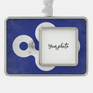 prefectuur Osaka Verzilverd Omlijst Ornament