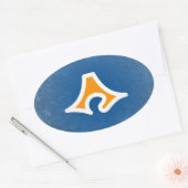 prefectuur Shizuoka Ovale Sticker (Envelop)