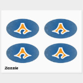 prefectuur Shizuoka Ovale Sticker (Vel)
