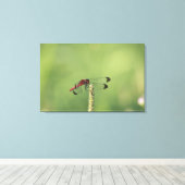 prefectuur Yamanashi, Honshu, Japan Canvas Afdruk (Insitu (Houten vloer))