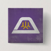 prefectuur Yamanashi Vierkante Button 5,1 Cm (Voorkant)