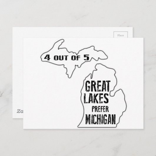 Preferred Michigan Briefkaart (Voorkant / Achterkant)