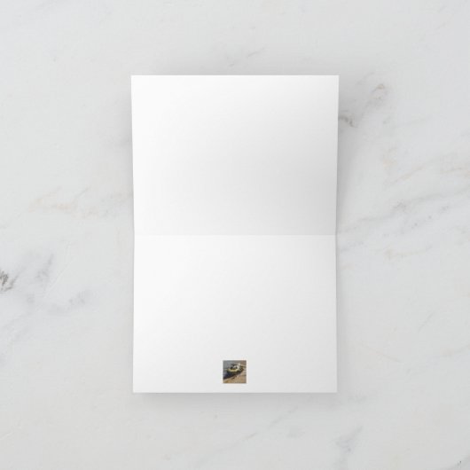 "Preferred Transportation & Destination"  Bedankkaart (Binnen)