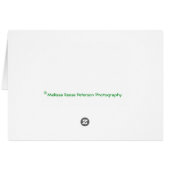 "Preflight" Biplane Happy Birthday Kaart (Achterkant Horizontaal)