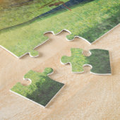 "Preflight Biplane"-retrovliegtuig, overmaats Legpuzzel (Zijkant)