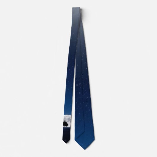 Preflight - Men's Custom Christmas Necktie Stropdas (Achterkant)
