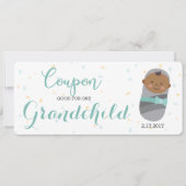 Prefnancy Announcement Blue Baby Aankondiging (Voorkant)