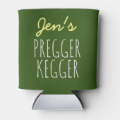 Pregger Kegger coed baby shower koelboxxen, baby Blikjeskoeler (Voorkant)