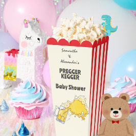 Pregger Kegger Waterverf Beer Co-ED Baby shower Bedankdoosjes