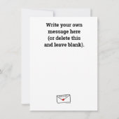 Preggers Custom Gefeliciteerd Kaart (Achterkant)