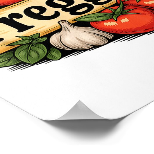 Preggo Costume Pregnancy Announcement Preggo Pasta Poster (Hoek)