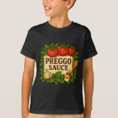 Preggo Sauce Costume Funny Pregnancy Announcement T-shirt (Voorkant)