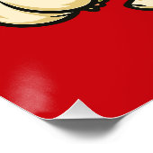 Preggo Sauce Costume Pregnancy Announcement Perfect Poster (Hoek)