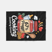Preggo Sauce Pasta Pregnancy Announcement Funny 67 Fleece Deken (Voorkant (Horizontaal))