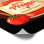 Preggo Sauce Pasta Pregnancy Announcement Funny 67 Poster (Hoek)