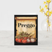 Preggo Sauce Schattigee Preggers Kostuum Zwangersc Kaart (Gele Bloem)