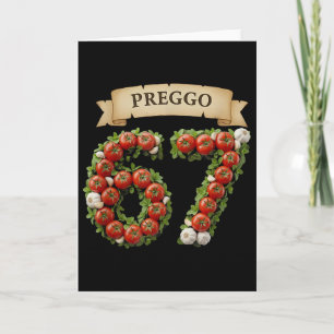 Preggo Saus Grappige Meme 67 Kostuum Gen Alpha Jar Kaart