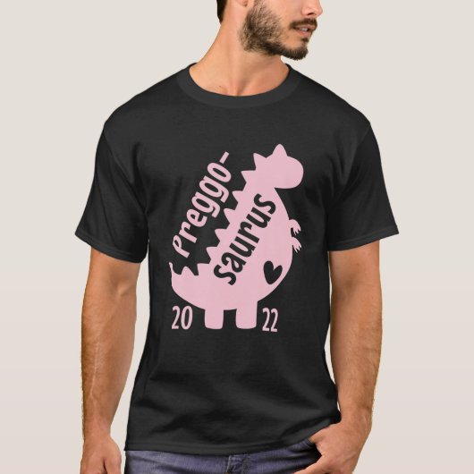 Preggosaurus 2022 Dinosaur Trex T-shirt (Voorkant)