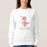 Preggosaurus Cute Dinosaur Meisje Baby Shower