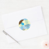 Preggy Mama baby shower stickers (Envelop)