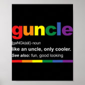 Pregnancy Announcemen For Gay Uncle New Uncle  Poster (Voorkant)