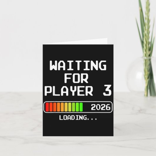 Pregnancy Announcement 2026 Waiting For Player 3 D Kaart (Voorkant)