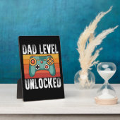 Pregnancy Announcement Dad Level Unlocked New Dad Fotoplaat (Zijkant)