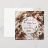 Pregnancy Announcement – Gender-Neutral Boho (Voorkant / Achterkant)