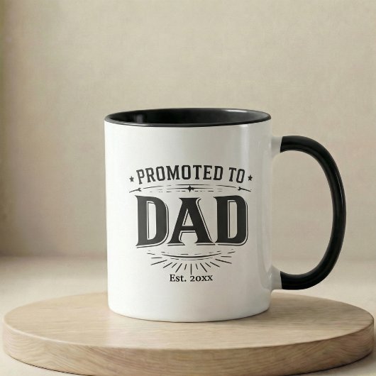 Pregnancy Announcement Gift Promoted To Dad Mok