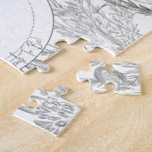 Pregnancy Announcement Grandparents Due Date Legpuzzel (Zijkant)