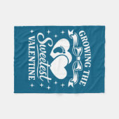 Pregnancy Announcement Growing The Sweetest Valent Fleece Deken (Voorkant (Horizontaal))