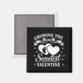 Pregnancy Announcement Growing The Sweetest Valent Magneet (Voorkant / Achterkant)