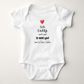 Pregnancy Announcement Idea, Future Daddy, Romper (Voorkant)