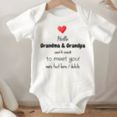 Pregnancy Announcement Idea, Future Grandparents,  Romper