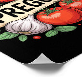 Pregnancy Announcement Prego Pasta Sauce Funny Pre Poster (Hoek)