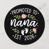 Pregnancy Announcement Promoted to Nana 2026  Kaart (Voorkant)