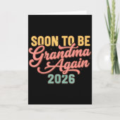 Pregnancy Announcement Soon To Be Grandma Again 20 Kaart (Voorkant)