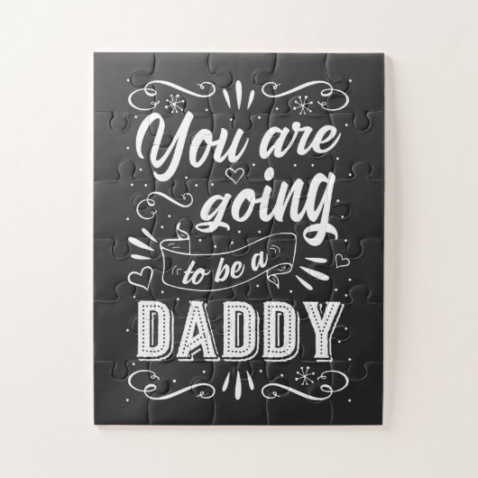 Pregnancy Announcement You are Going to be a Daddy Legpuzzel (Verticaal)