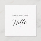 PREGNANCY ANNOUNCTION Baby Informatiekaartje (Voorkant)