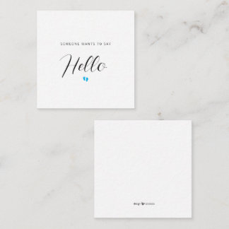 PREGNANCY ANNOUNCTION Baby Informatiekaartje