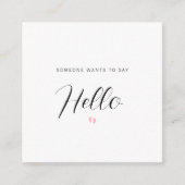 PREGNANCY ANNOUNCTION Baby Informatiekaartje (Voorkant)