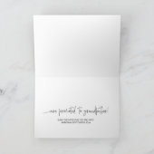 Pregnancy Baby Reveal Dad Grandfather to Be Card Kaart (Binnen)