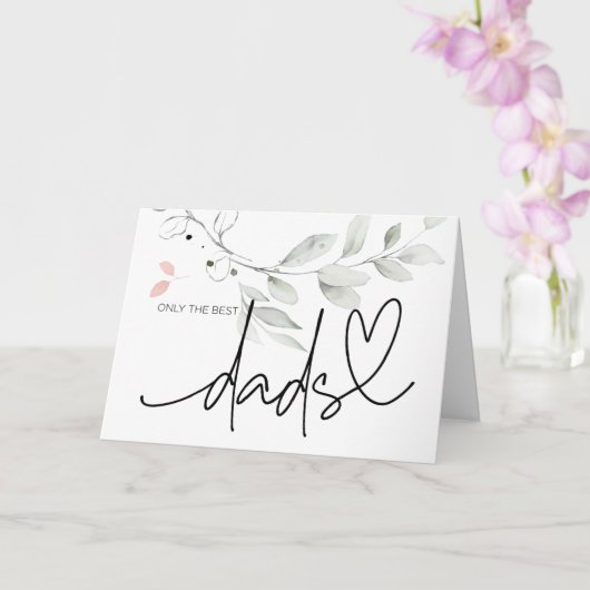 Pregnancy Baby Reveal Dad Grandfather to Be Card Kaart (Orchidee)