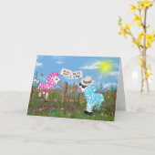 Pregnancy Congratulations Wildlife Kaart (Gele Bloem)